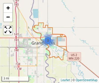 Area schools map